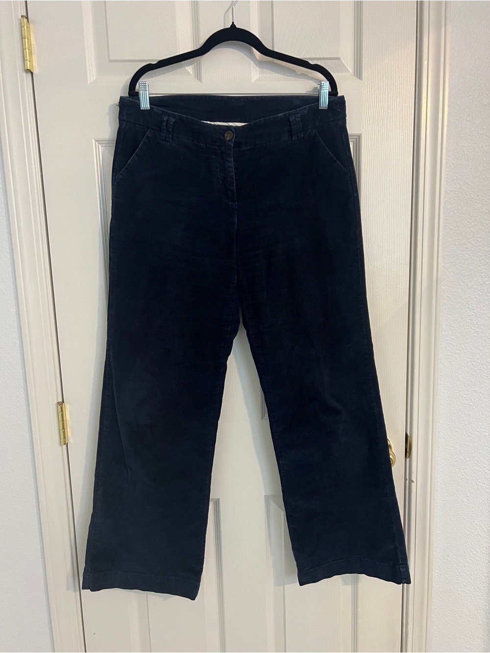 Garnet Hill Dark Academia Wide Leg Corduroy‎ Trousers Size 10